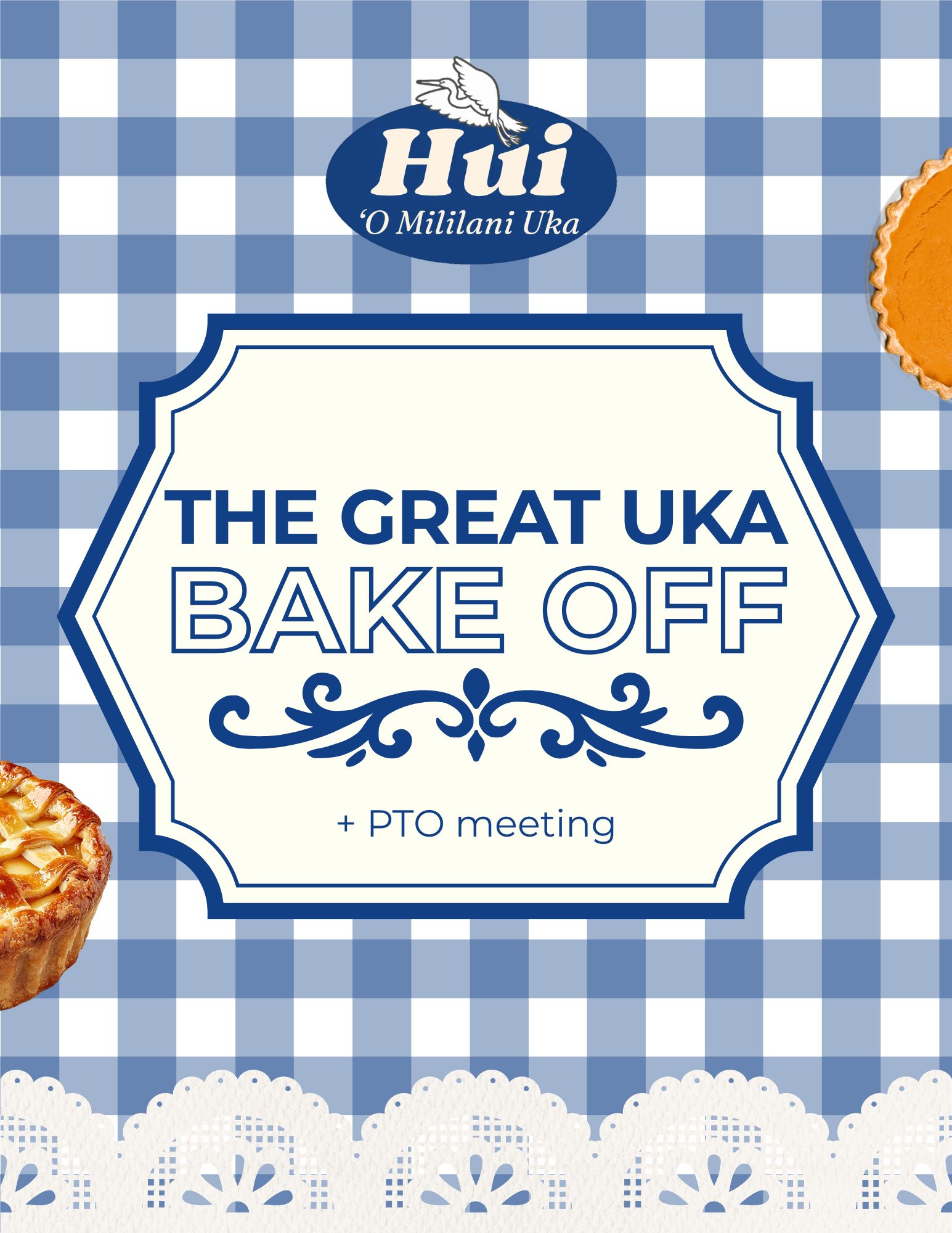 Flyer for Great Uka Bake Off